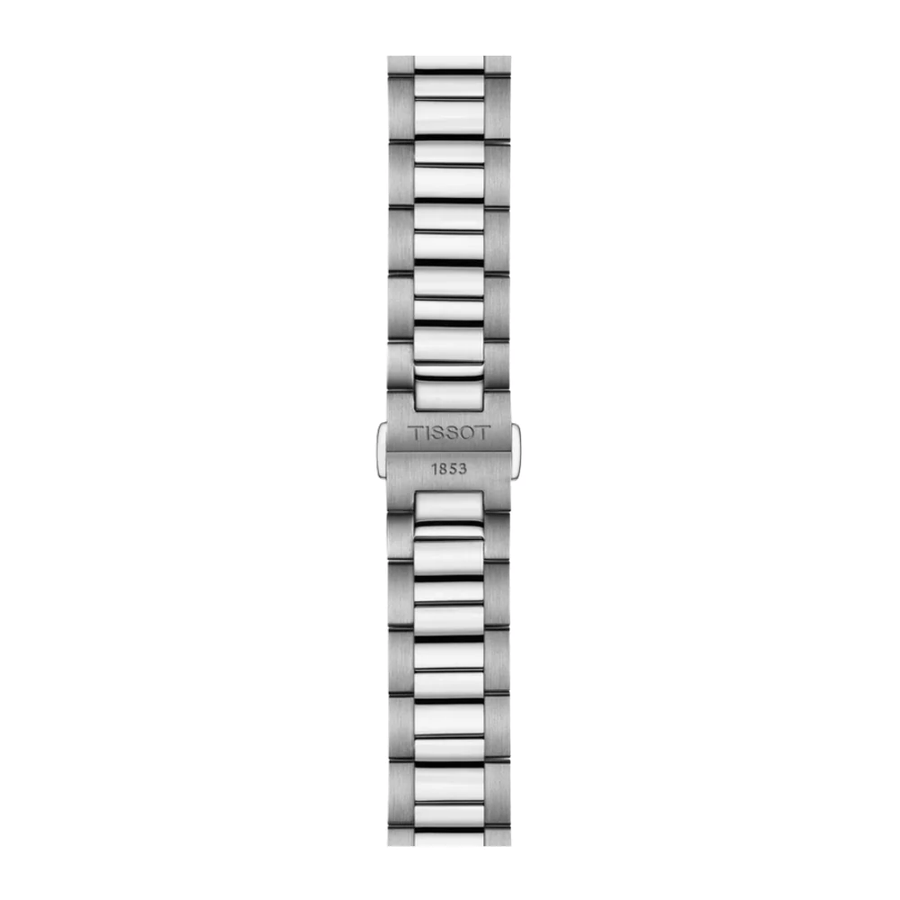 Tissot PR 100 Ice Blue Dial Silver Steel Strap Watch for Men - T150.410.11.351.00