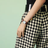 Gucci G Timeless Quartz Silver Dial Maroon Leather Strap Watch for Women - YA1265057