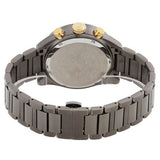 Versace Greca Dome Chronograph Black Dial Grey Steel Strap Watch for Men - VE6K00623