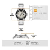 Emporio Armani World Explorer Silver Dial Silver Steel Strap Watch for Men - AR11683