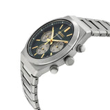 Seiko Sport Conceptual Chronograph Green Dial Silver Steel Strap Watch for Men - SSB461P1