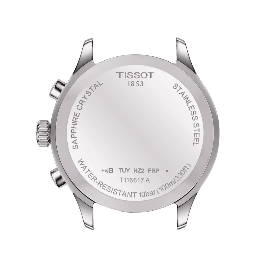 Tissot Chrono XL Classic Green Dial Brown Leather Strap Watch for Men - T116.617.16.092.00