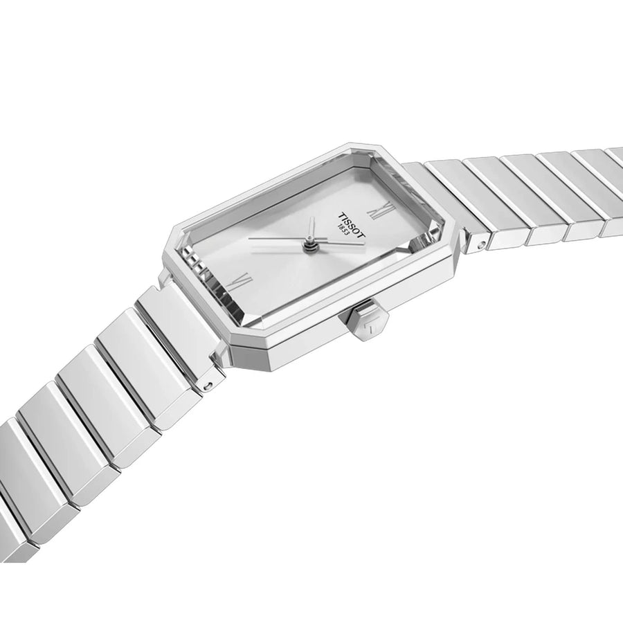 Tissot SRV Silver Dial Silver Steel Strap Watch for Women - T160.110.11.033.00