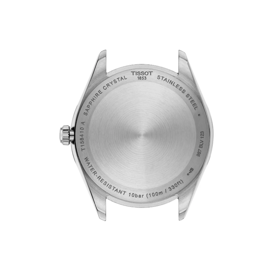 Tissot Ballade Quartz Green Dial Silver Steel Strap Watch for Men - T156.410.11.091.00
