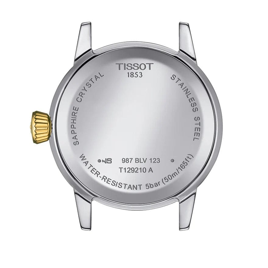 Tissot T Classic Dream Lady Silver Dial Two Tone Steel Strap Watch for Women - T129.210.22.031.00