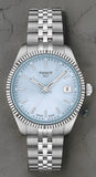 Tissot Ballade Quartz Blue Dial Silver Steel Strap Watch for Women - T156.210.11.351.00