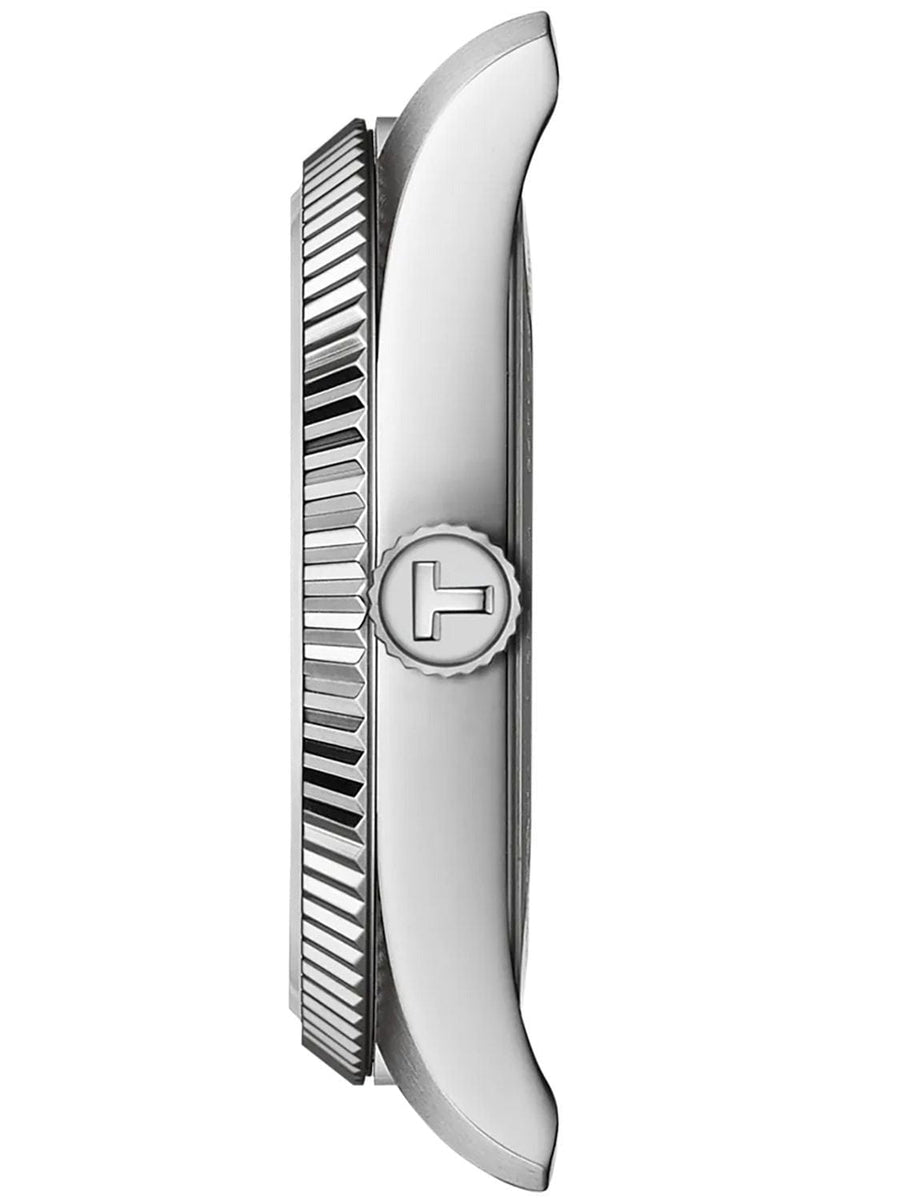 Tissot Ballade Quartz Blue Dial Silver Steel Strap Watch for Women - T156.210.11.351.00