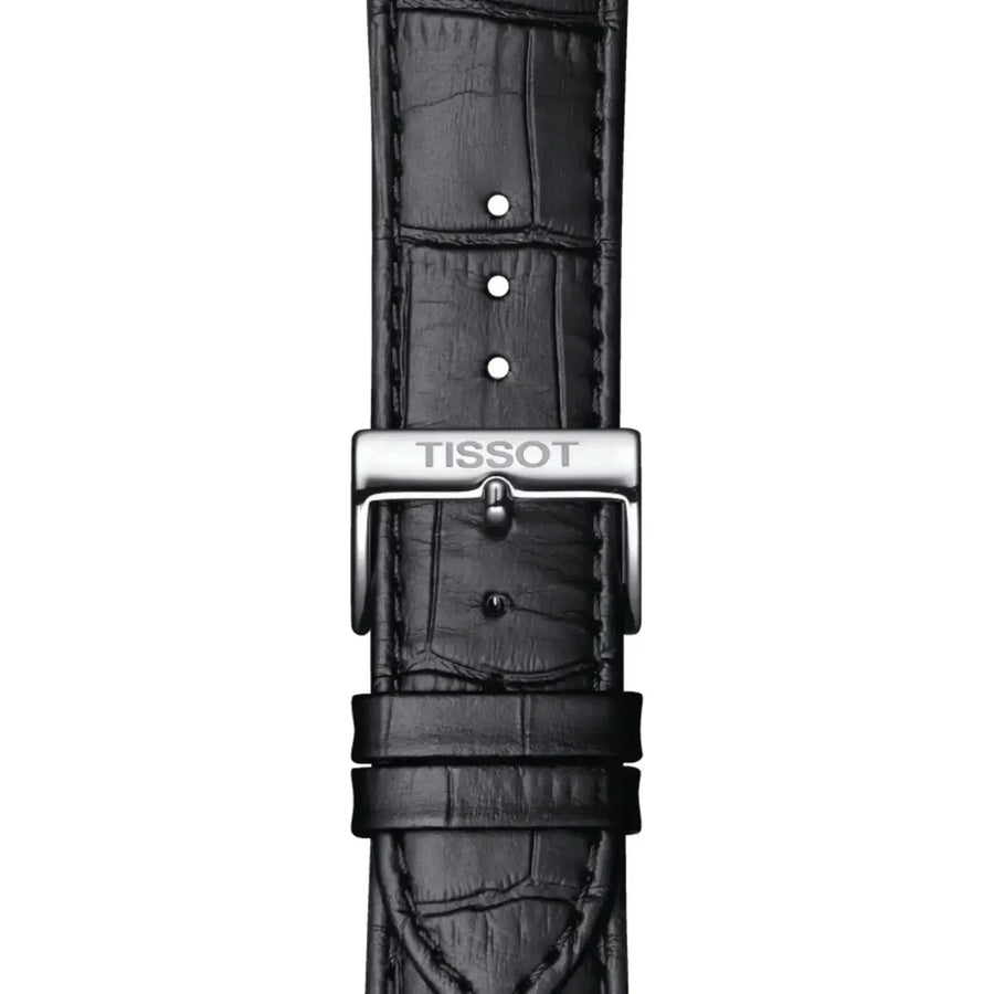 Tissot T Classic Dream Quartz Black Dial Black Leather Strap Watch for Men - T129.410.16.053.00