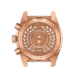 Tissot PRS 516 Chronograph Black Dial Rose Gold Steel Strap Watch for Men - T149.417.33.051.00