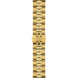 Tissot Ballade Quartz Black Dial Gold Steel Strap Watch for Men - T156.410.33.051.00