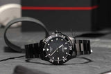 Tissot Seastar 1000 Quartz Black Dial Black Steel Strap Watch for Men - T120.410.33.051.00