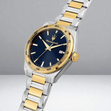 Maserati Velocità Date Blue Dial Two Tone Steel Strap Watch for Men - R8853152001