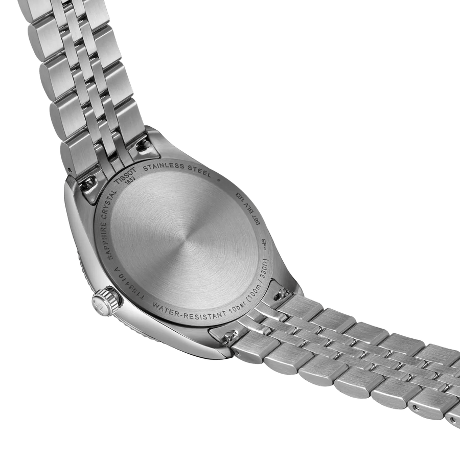 Tissot Ballade Quartz Green Dial Silver Steel Strap Watch for Men - T156.410.11.091.00