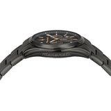 Maserati Attrazione Chronograph Black Dial Black Steel Strap Watch for Men - R8853151001