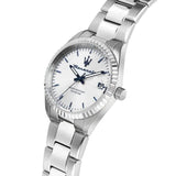 Maserati Competizione Silver Dial Silver Steel Strap Watch for Men - R8853100045
