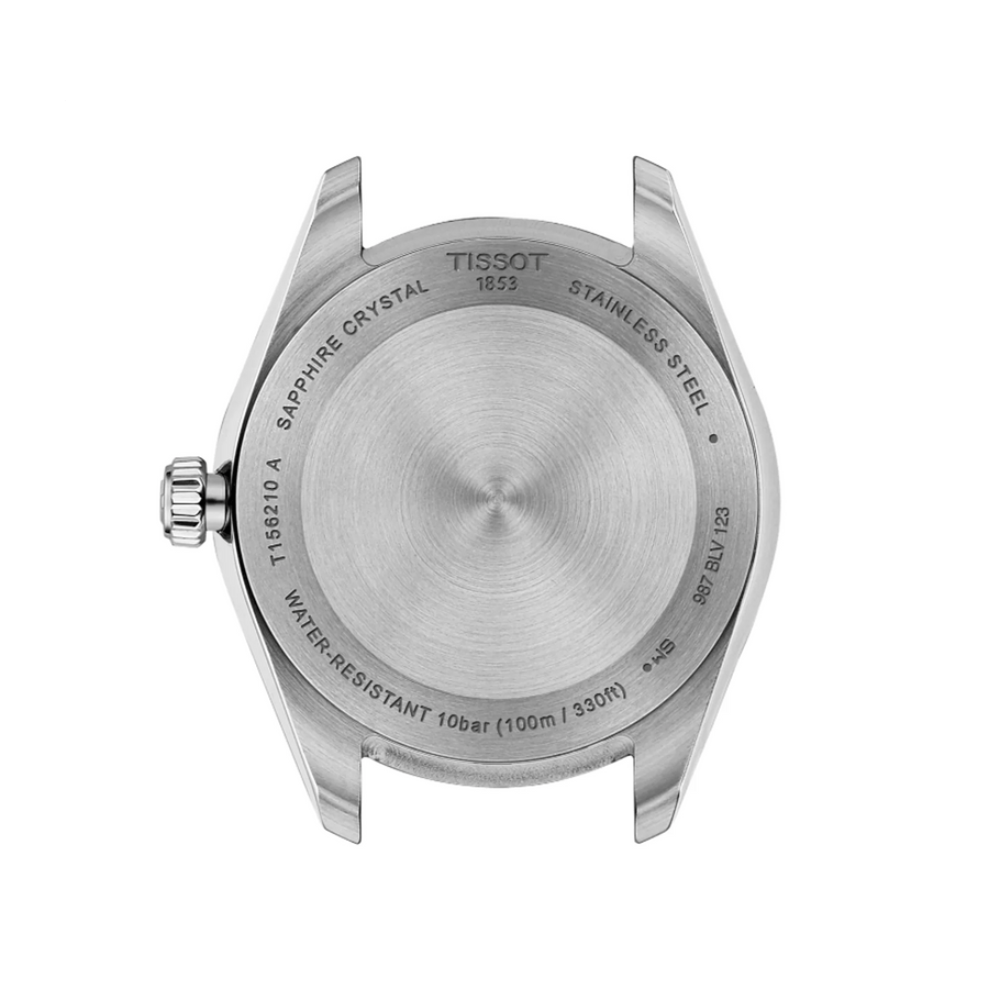 Tissot Ballade Quartz Green Dial Silver Steel Strap Watch for Women - T156.210.11.091.00