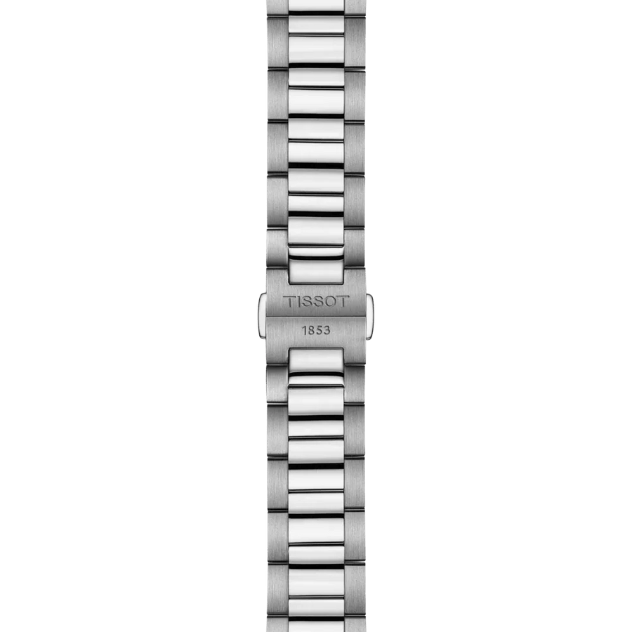 Tissot PR 100 Black Dial Silver Steel Strap Watch for Men - T150.410.11.051.00
