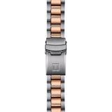 Tissot Seastar 1000 Quartz Black Dial Two Tone Steel Strap Watch for Men - T120.410.22.051.01