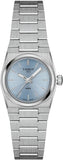 Tissot PRX Quartz Ice Blue Dial Silver Steel Strap Watch for Women - T137.010.11.351.00