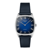 Tissot Stylist Quartz Blue Dial Blue Leather Strap Watch for Men - T159.909.16.043.00