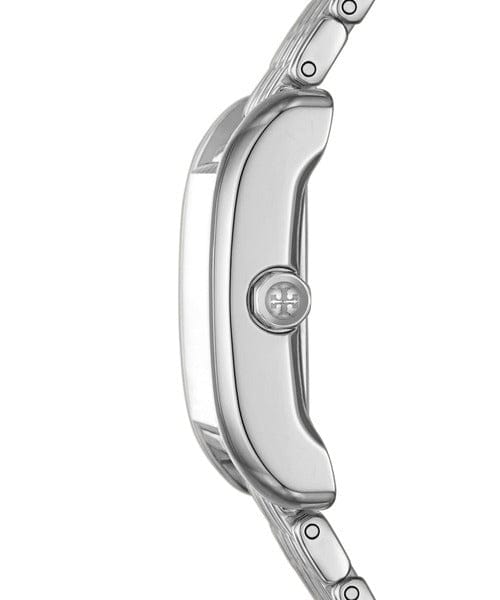 Tory Burch Robinson White Dial Silver Steel Strap Watch for Women - TBW1510