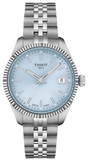 Tissot Ballade Quartz Blue Dial Silver Steel Strap Watch for Women - T156.210.11.351.00