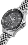 Maserati SFIDA Chronograph Grey Dial Silver Steel Strap Watch for Men - R8853140010
