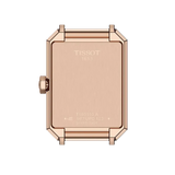 Tissot SRV White Mother of Pearl Dial Black Leather Strap Watch for Women - T160.110.36.113.00