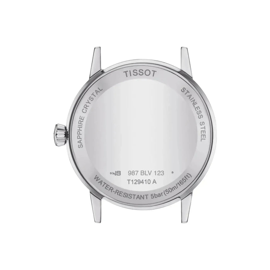 Tissot T Classic Dream Quartz Black Dial Black Leather Strap Watch for Men - T129.410.16.053.00