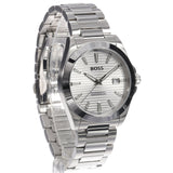 Hugo Boss Strike Silver Dial Silver Steel Strap Watch for Men - 1514176