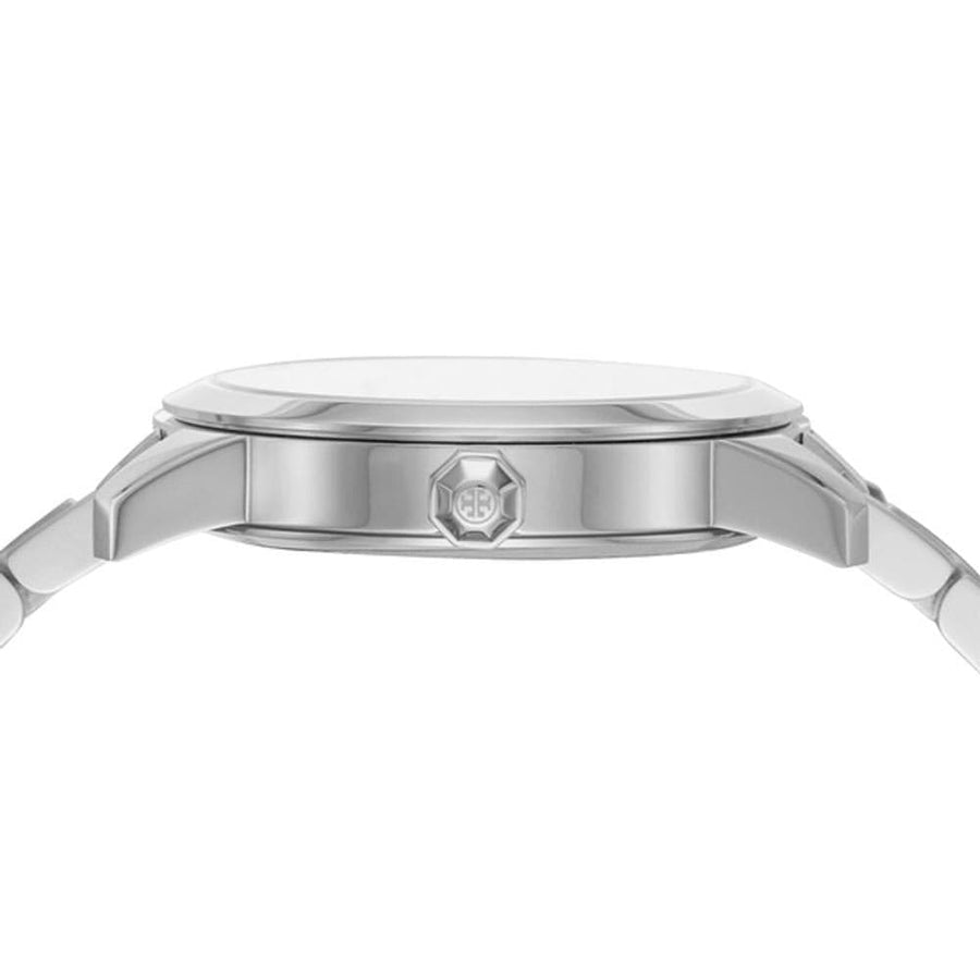 Tory Burch Collins White Dial Silver Steel Strap Watch for Women - TBW1301