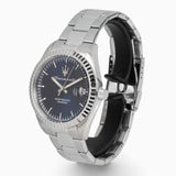 Maserati Competizione Blue Dial Silver Steel Strap Watch for Men - R8853100029
