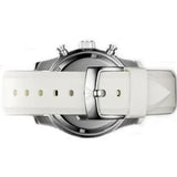 Emporio Armani Sportivo Chronograph White Dial White Rubber Strap Watch for Men - AR5947
