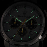 Maserati Successo Chronograph Grey Dial Grey Rubber Strap Watch for Men - R8871621043
