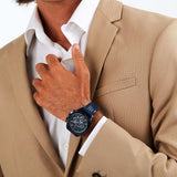 Maserati Traguardo Blue Edition Chronograph Blue Dial Blue Silicon Strap Watch for Men - R8871612042
