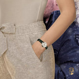 Tissot Bellissima Small Lady Mother of Pearl Dial Green Leather Strap Watch for Women - T126.010.16.113.02