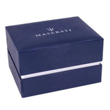 Maserati Tradizione Chronograph White Dial Two Tone Steel Strap Watch for Men - R8873646002