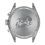 Tissot PR 100 Tour De France Chronograph Black Dial Silver Steel Strap Watch for Men - T150.417.11.051.00