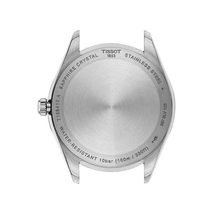 Tissot Ballade Quartz Blue Dial Two Tone Steel Strap Watch for Men - T156.410.22.041.00