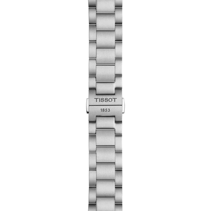 Tissot PR 100 Vuelta Chronograph Black Dial Silver Steel Strap Watch for Men - T150.417.11.051.01