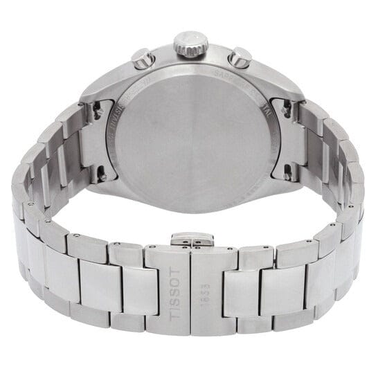 Tissot PR 100 Chronograph Green Dial Silver Steel Strap Watch for Men - T150.417.11.091.00