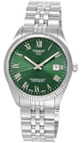 Tissot Ballade Powermatic 80 COSC Green Dial Silver Steel Strap Watch for Men - T156.408.11.093.00