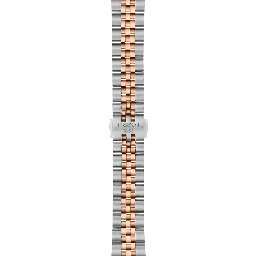 Tissot Ballade Quartz Blue Dial Two Tone Steel Strap Watch for Women - T156.210.22.041.00