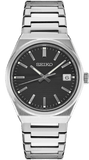 Seiko Conceptual Gray Dial Silver Steel Strap Watch for Men - SUR557P1