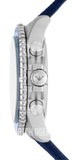 Emporio Armani World Explorer Chronograph Blue Dial Blue Nylon Strap Watch for Men - AR11588