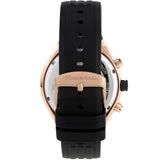 Maserati Stile Skeleton Chronograph Black Dial Black Silicone Strap Watch for Men - R8871642003