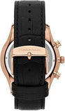 Maserati Tradizione Chronograph Black Dial Black Leather Strap Watch for Men - R8871646001