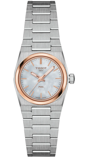 Tissot PRX Mother of Pearl Dial Silver Steel Strap Watch for Women - T137.010.21.111.00