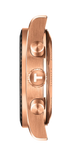 Tissot PRS 516 Chronograph Black Dial Rose Gold Steel Strap Watch for Men - T149.417.33.051.00