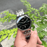 Tissot Chemin des Tourelles Powermatic 80 Green Dial Silver Steel Strap Watch for Men - T139.407.11.091.00